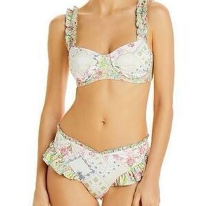 SOLD  LoveShackFancy Pastel Floral Bikini Set